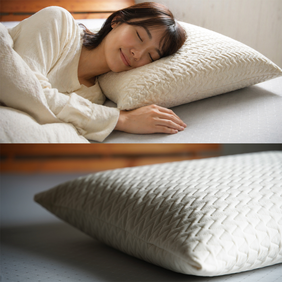 魔法の羽毛枕で、快眠をお届けします。