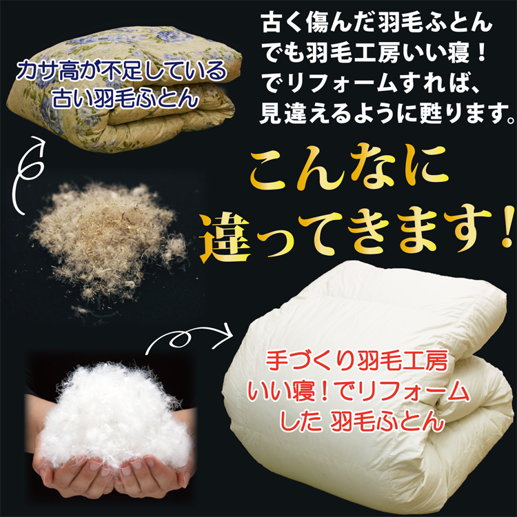 古い羽毛と新しい羽毛との差の画像