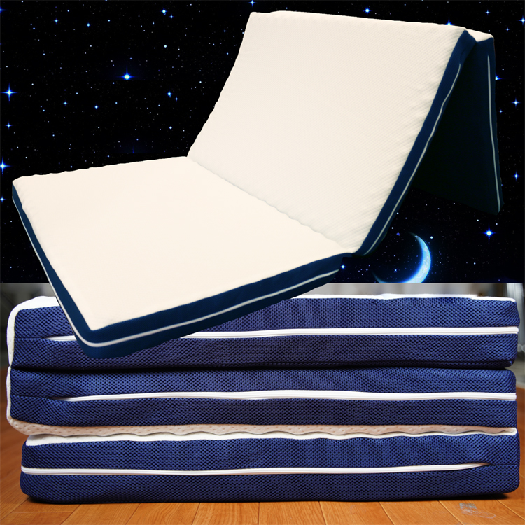 三つ折りマットレス コンパクト収納 折りたたみ 敷き布団 省スペース